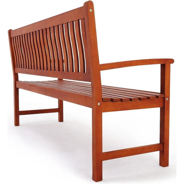 Deuba Gartenbank Maxima, Sitzbank Holz FSC®-zertifiziert 480kg Belastbar Garten Eukalyptus – Bild 5