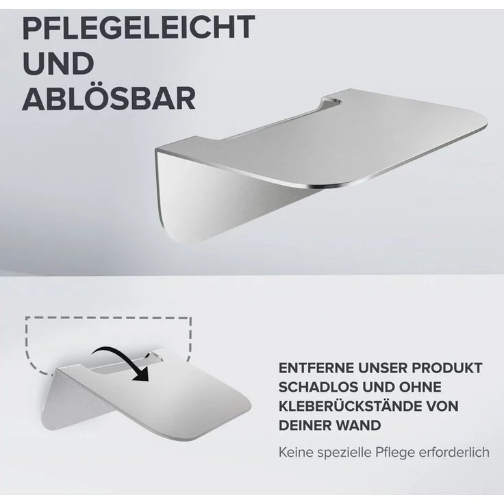 ovimar Badregal Halsbarre, 1-tlg, aus Edelstahl in Silber zur Zum Kleben – Bild 3
