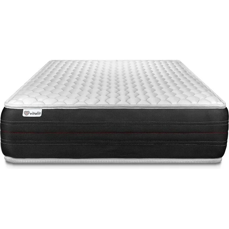 Matratzenset VITAL SPRING 90 x 190 cm Bettrahmen Kit weiß – Bild 3