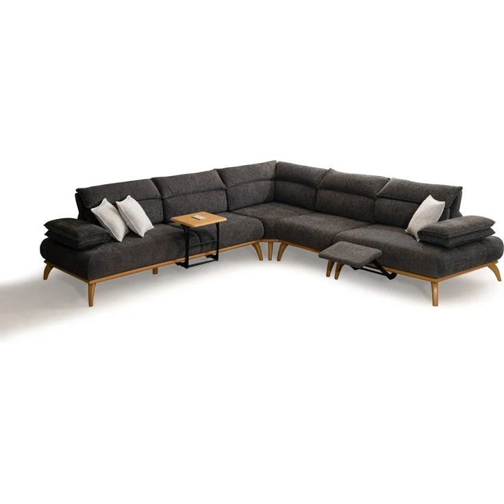 Modulares Ecksofa "Moonwort"-Anthrazit – Bild 2