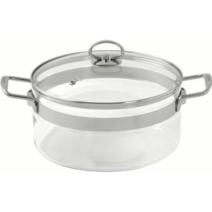 MASTRAD Kochtopf Glas Ø24cm 5l mit Glasdeckel – Bild 1