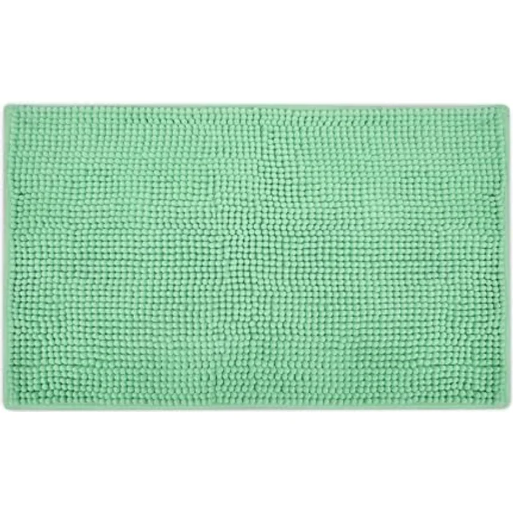 Beautissu Badematte Badezimmerteppich BeauMare WR rutschfest 80x50 cm Hellgrün – Bild 8