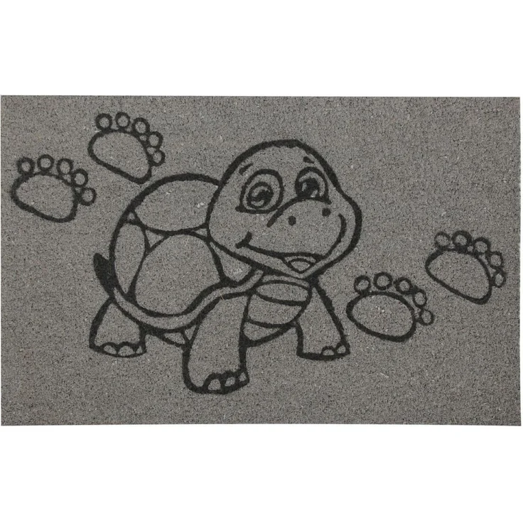 Bestlivings Fußmatte Kokos Schuhabtreter 50x75 cm in grau ( Schildkröte ), weitere Motive erhältlich – Bild 7