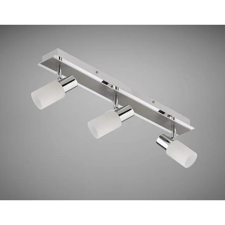 TRANGO LED Deckenstrahler, 2-flammig 2007-28 LED Deckenleuchte Chrom-Optik & Aluminium gebürstet Serie GRACE inkl. 2x G9 LED Leuchtmittel 3.000K warmweiße Lichtfarbe Badleuchte, Flurleuchte, Küchenleuchte, Schwenkbare Deckenspots, Kronleuchter