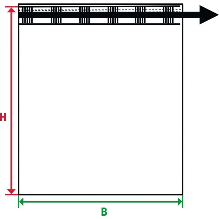 Homing Verdeckter Schlaufenschal Galdin 140x245 cm taubenblau Vorhang Wohnzimmer – Bild 2