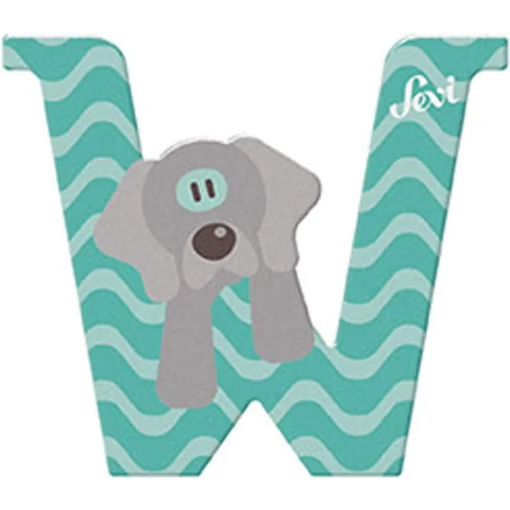 Trudi Holzbuchstaben Tiere pastell