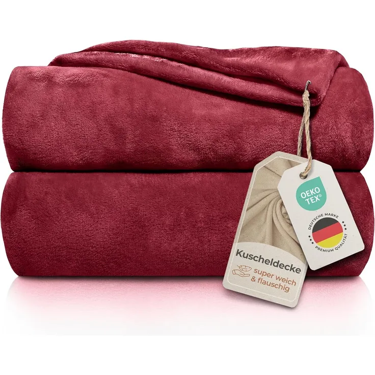 Wohndecke Kuscheldecke super weich & flauschig – warme Fleecedecke, Gräfenstayn, warme Wolldecke, Sofadecke & Tagesdecke - Überwurf Sofa, Couch