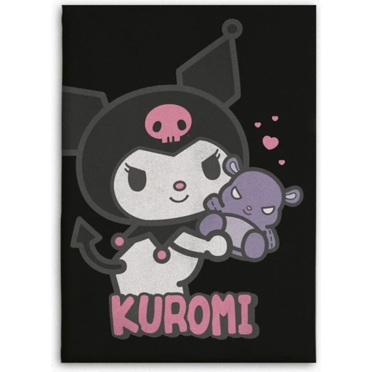 Kuromi Flanell Decke 110x150 cm Weiche Kuscheldecke für Erwachsene & Kinder – Bild 4