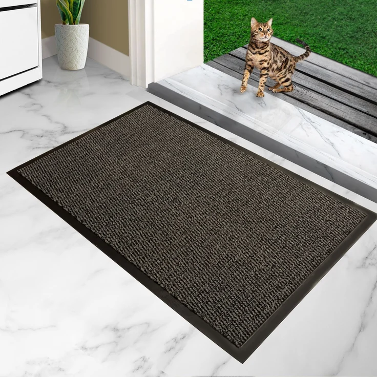 Furni24 Fußmatte - Beige-Schwarz, 60 x 90 cm – Bild 2