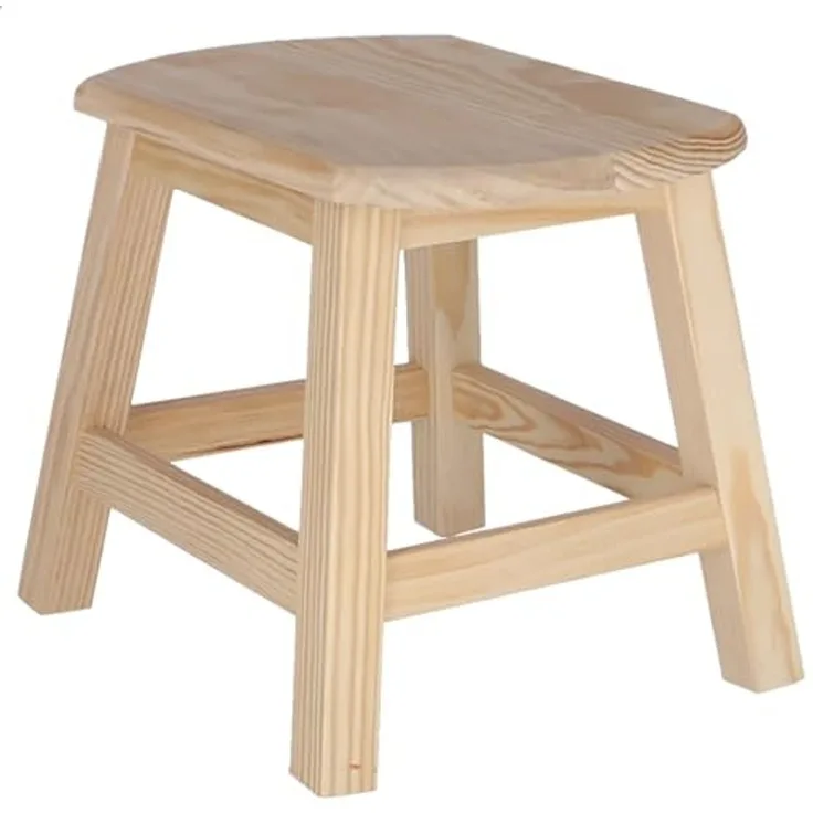 Aranaz Großer ovaler Hocker ohne Lack