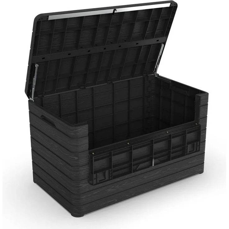 ONDIS24 Kissenbox Dolomiti XXL Auflagenbox anthrazit 970 L, Aufbewahrungsbox Sitztruhe, UV & witterungsbeständig – Bild 3