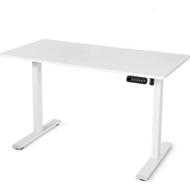 Todeco Höhenverstellbarer Schreibtisch 120 x 60 cm, Höhenverstellbar Elektrisch mit Memory-Funktion, Kindersicherung und Anti-Kollisions Technologie, Ergonomisches Sitz-Stehpult für Heimbüro – Bild 1