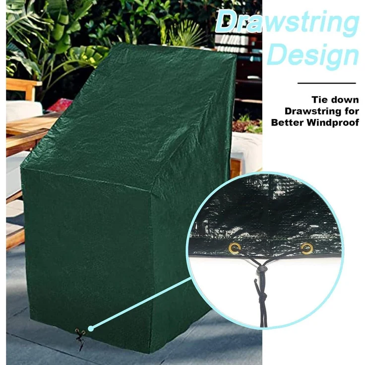 Gartenstuhl Abdeckung wasserdicht UV Schutz – Bild 5