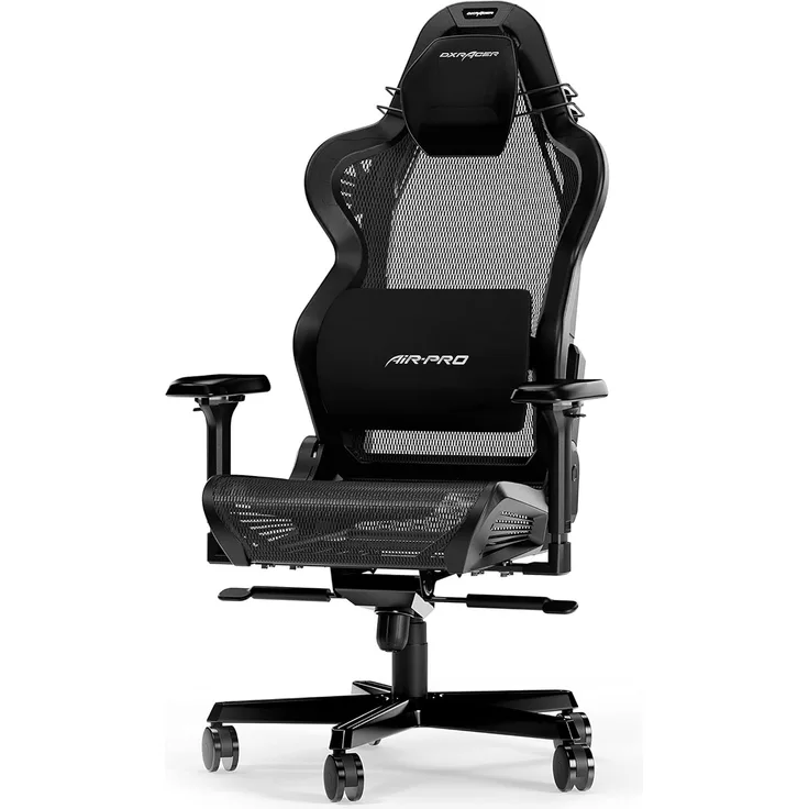 DXRacer (das Orginal) Air R1S Gaming Stuhl, Mesh, Schwarz-schwarz, 200 cm