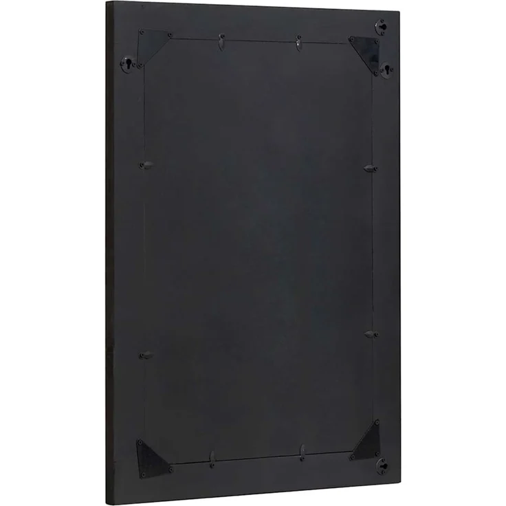 vidaXL Badezimmer Spiegel Schwarz und Silber 70 x 50 x 2,5 cm 4018839 – Bild 2