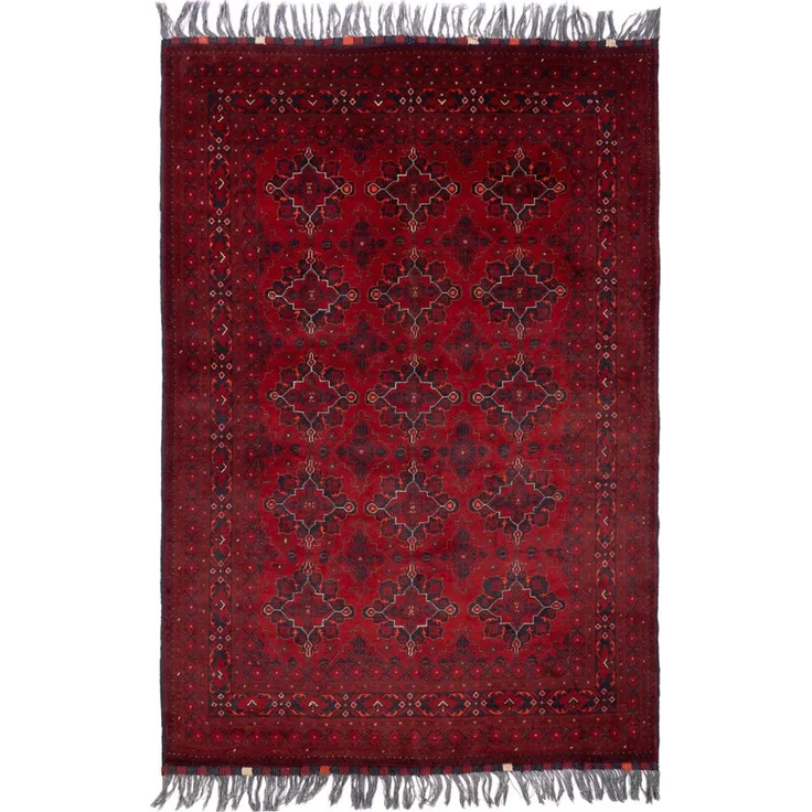 Afghan Teppich - Buchara - 293x194 cm - rot