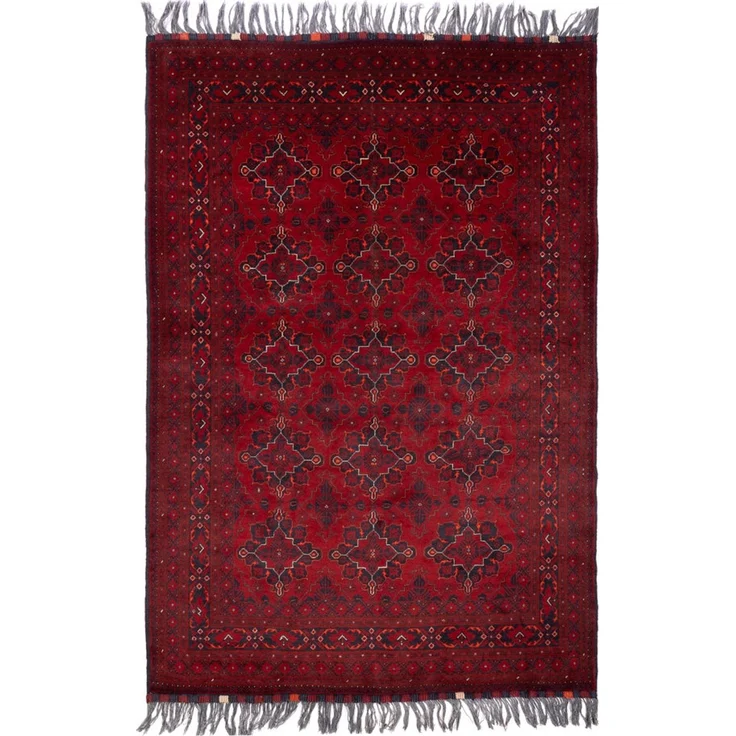 Afghan Teppich - Buchara - 293x194 cm - rot – Bild 1