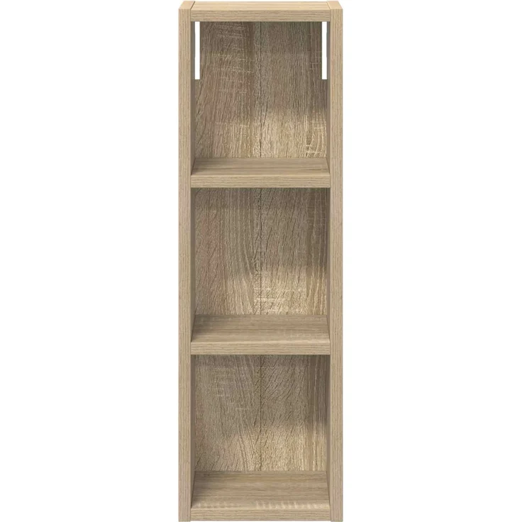 vidaXL Badezimmer-Wandschrank mit Regal Sonoma-Eiche 20 x 16 x 62,5 cm 889305 – Bild 4