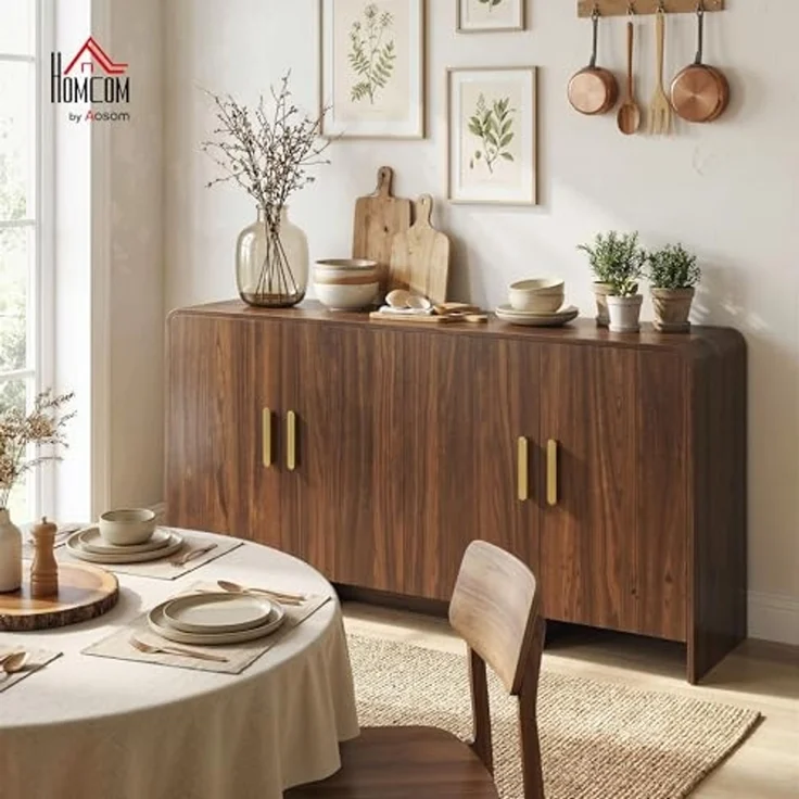 HOMCOM Sideboard (Packung, 2 St, 1), Breite 152 cm – Bild 2