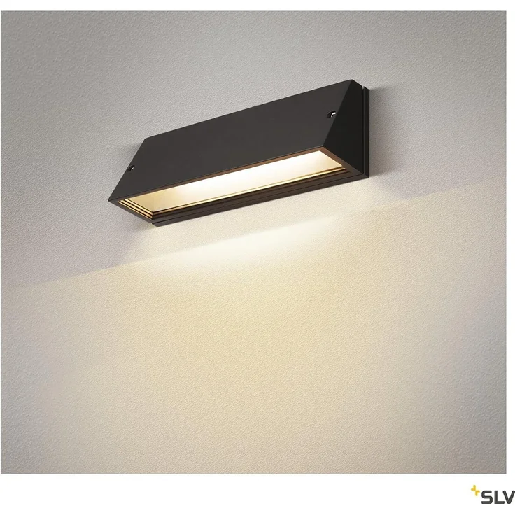 SLV No. 1003453 PEMA® WL Outdoor LED Wandaufbauleuchte schwarz CCT switch 3000/4000K IP65 – Bild 4