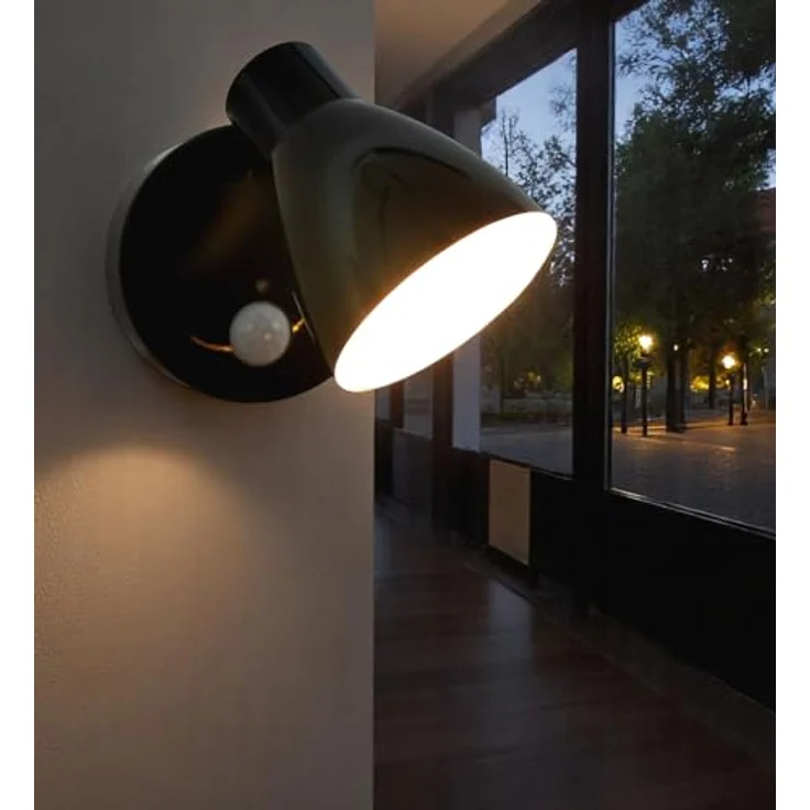 TRANGO LED Nachtlicht, 2635-015 LED Sensor Nachtlicht *MILO* mit Bewegungssensor & Automatikfunktion in Schwarz Sicherheitslicht direkt 230V, Steckdose Lampe, Wandlampe, Orientierungslicht, Nachtlampe, Steckdosenlicht – Bild 5