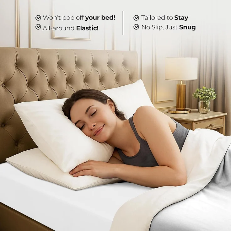 Utopia Bedding Cal King Spannbetttuch – Bettlaken – Tiefe Tasche – weiche Mikrofaser – schrumpft und verblasst Nicht, pflegeleicht, nur 1 Spannbetttuch (weiß) – Bild 8