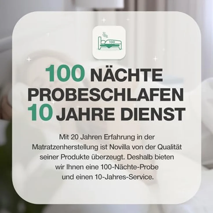 Novilla Matratze 90x190 H2 & H3 7 Zonen Kaltschaummatratze Bezug 60° Waschbar Schaumstoff Rollmatratze 2in1 Öko-Tex Zertifiziert Höhe 14cm – Bild 9