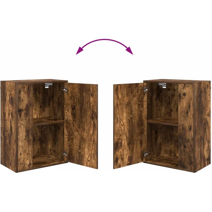 vidaXL TV-Schrankset 140 x 40 x 33 cm Geräucherte Eiche 3397900 – Bild 11