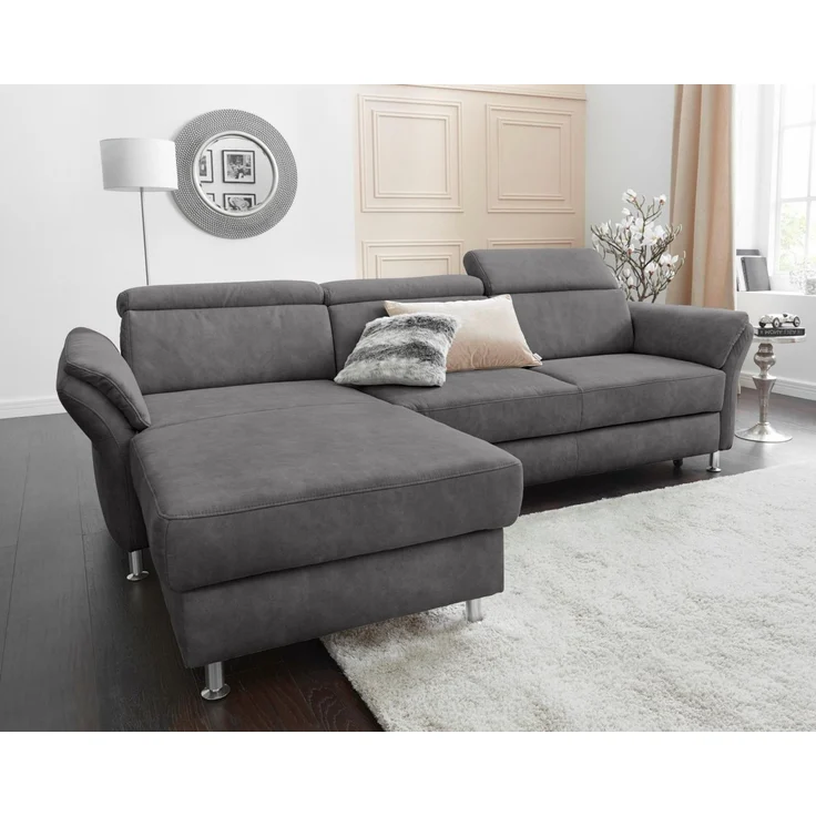sit&more Ecksofa Avignon L-Form, Kopfteilverstellung, wahlweise mit Schlaffunktion und Bettkasten – Bild 2