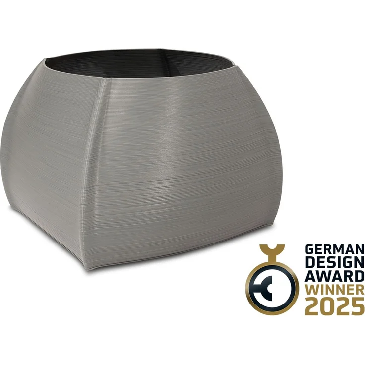 Big Bag 3D Pflanzgefäß Stone Grey L:42 xB:42 xH:31 – Bild 1