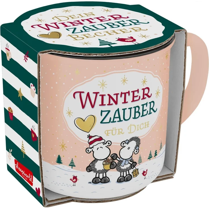 Tasse Becher 35cl Geschenk Weihnachten Adventszeit Sheepworld WINTERZAUBER 51224 – Bild 4