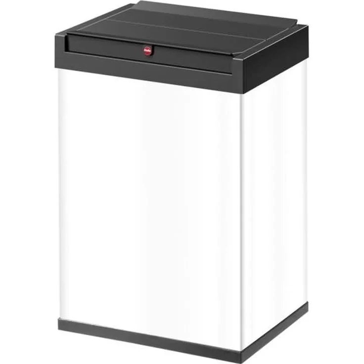 Hailo 'Big-Box Swing L' Mülleimer, Stahlblech, 35 Liter, Weiß – Bild 1