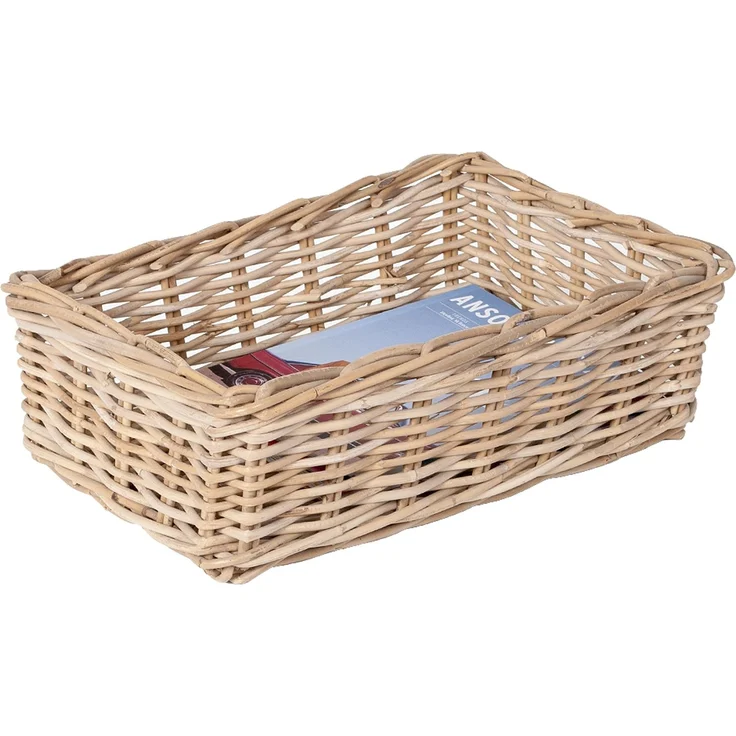 Aufbewahrungskorb VERONA-1 ca. L47cm Rattankorb Regalkorb Schrankkorb Dekokorb – Bild 3