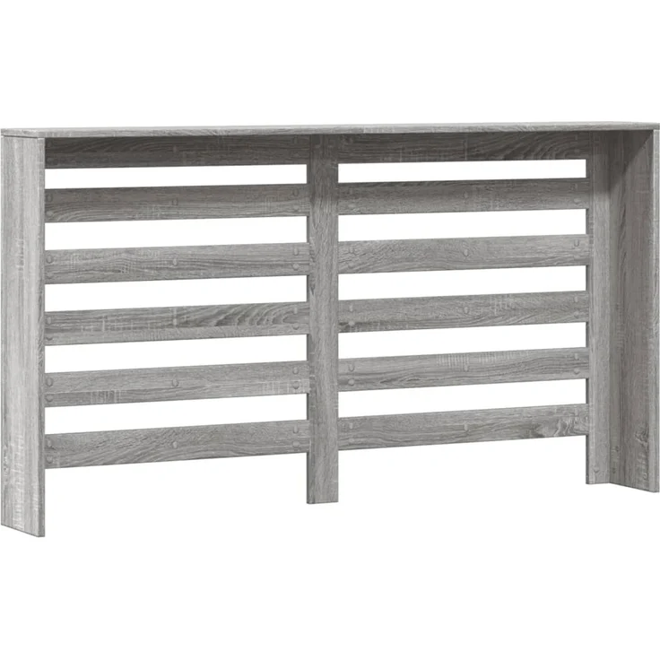 vidaXL Heizkörperverkleidung Grau Sonoma 149x20x82 cm Holzwerkstoff 852704 – Bild 4