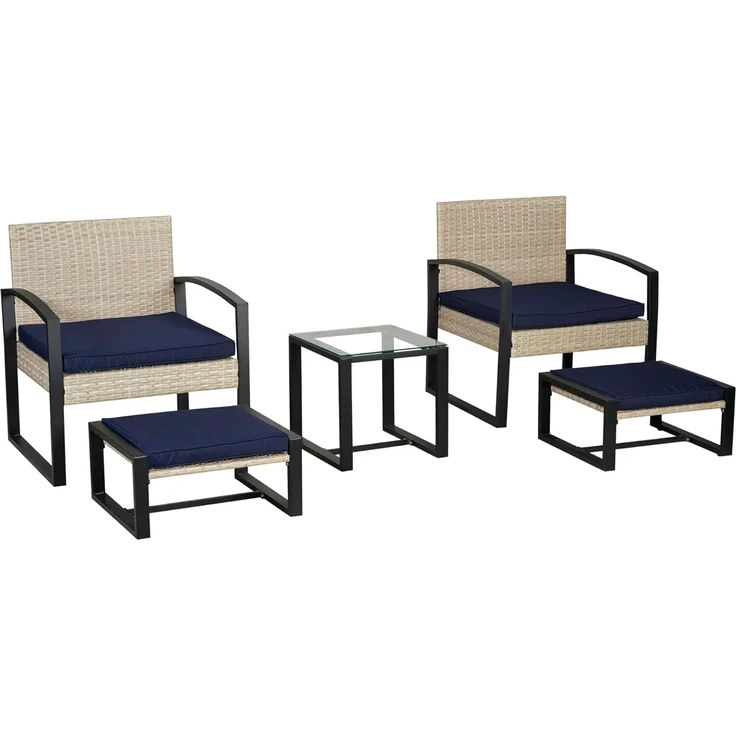 Gartenmöbelset Calvello 5-tlg. [casa. pro] – Bild 2