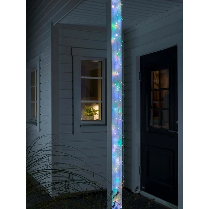 KONSTSMIDE LED-Lichterkette, 360-flammig, Micro LED Büschellichterkette Cluster, mit 8 Funktionen, 360 Dioden – Bild 3