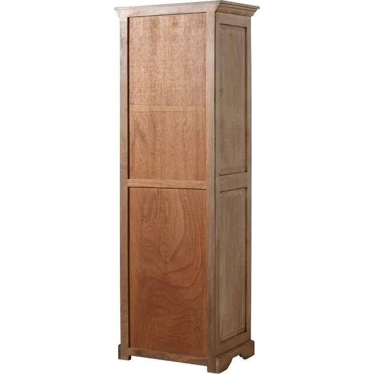 Vitrine Mango 65x45x190 beige geölt TOULOUSE #02 – Bild 10