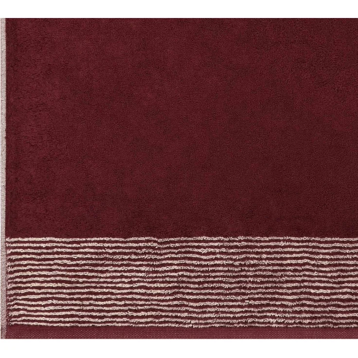 CAWÖ Handtuch Set, 10-tlg. - C Two-Tone, 2x Duschtuch, 4x Handtuch, 4x Gästetuch Bordeaux Set – Bild 5