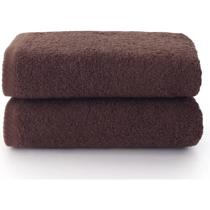 Top Towel - Plus - Große Badetücher - Badezimmerhandtücher - 2 Hand- oder Waschbeckenhandtücher - 50x100 cm - 100 % Baumwolle - Braun