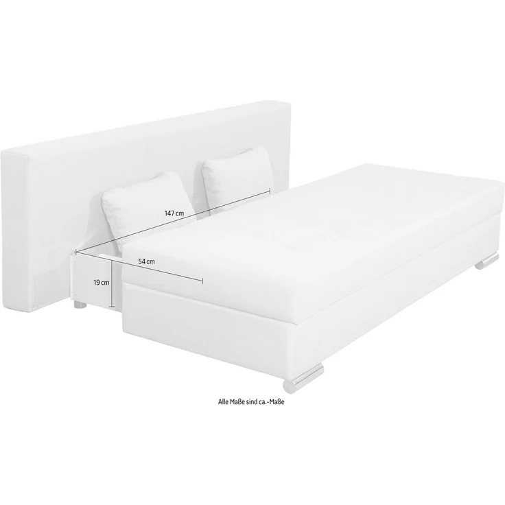 COLLECTION AB Schlafsofa Tania, B: 194 cm, Liegel. 140x194 cm, komfortabler Sitzkomfort: Federkern-Polsterung, inklusive Rückenkissen – Bild 4