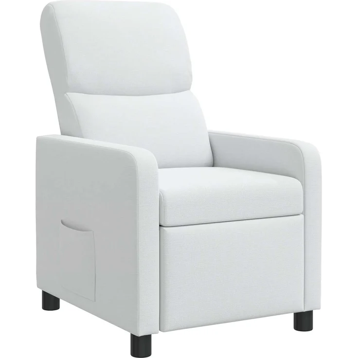 vidaXL Liegesessel Weiß Polyester 42034826 – Bild 2