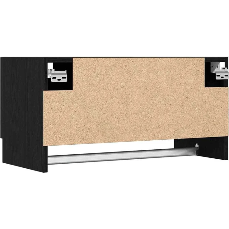 vidaXL Kleiderschrank Schwarz Eichen-Optik 70 x 32,5 x 35 cm 862658 – Bild 6