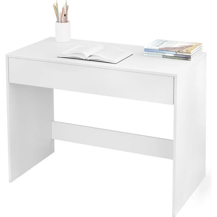 EUGAD Schreibtisch (1-St), Bürotisch PC Tisch mit Schublade&Stauraum – Bild 5