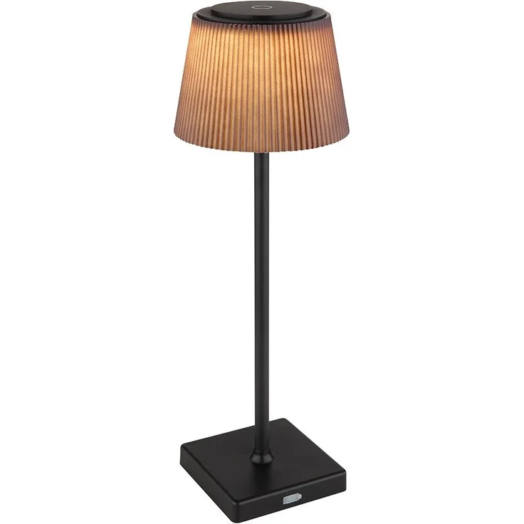 LED Tischlampe, Außenleuchte, Touchdimmer, Akku H 38 cm – Bild 8