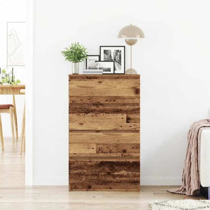vidaXL Sideboard Altholz-Optik 60x35x98,5 cm Holzwerkstoff 861128 – Bild 10