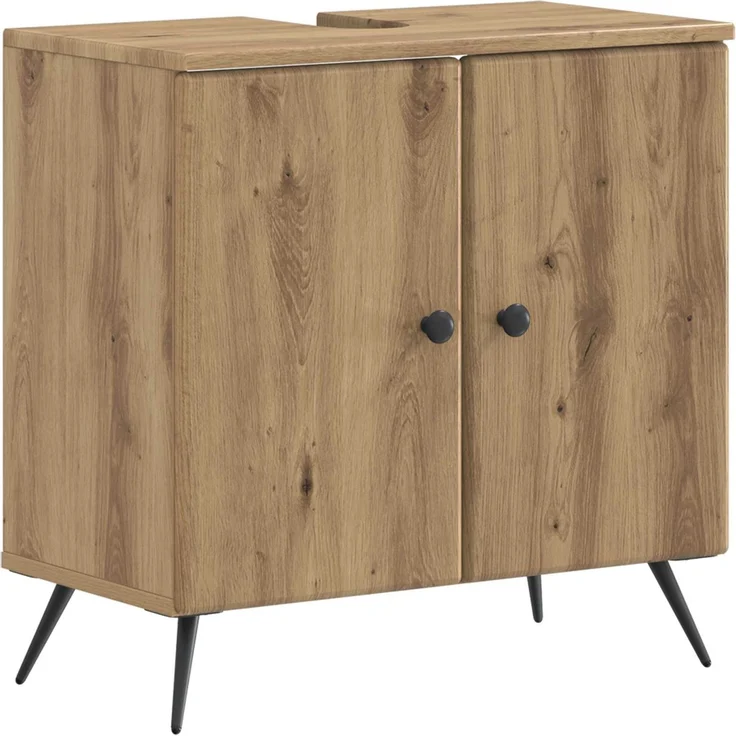 vidaXL 3-teiliges Badezimmer-Schranksystem BREDA 3 stk. Artisan-Eiche 3418052 – Bild 4