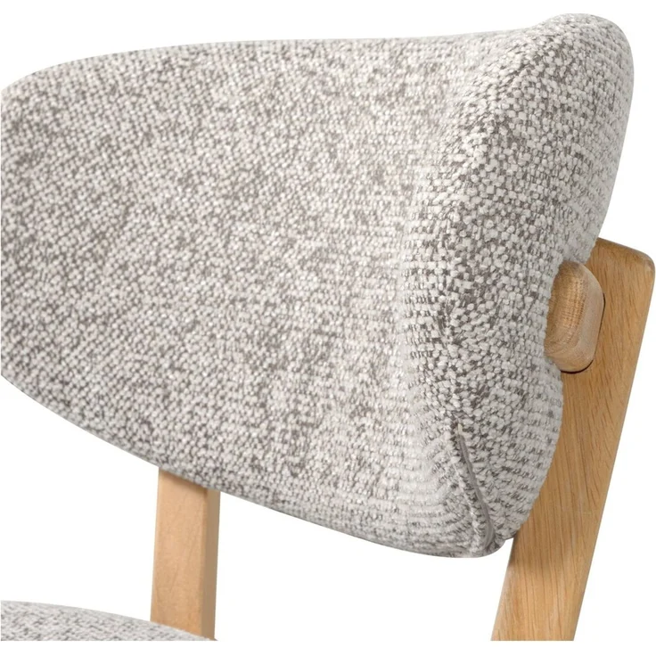 Barhocker Udar - Melange-Stoff Natur, Gestell Natur – Bild 4
