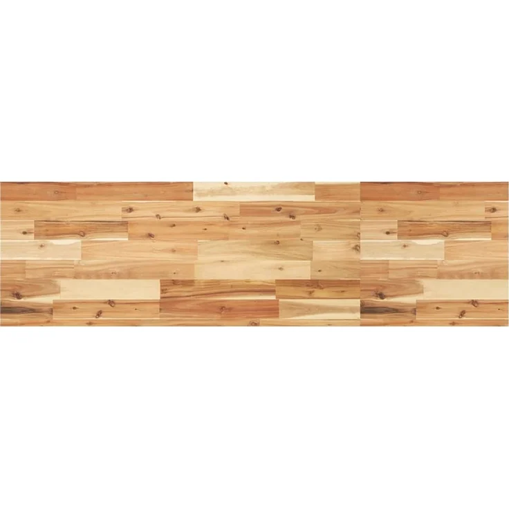 vidaXL Waschbeckenregal Wandmontage Stahl und Akazienholz 3302757 – Bild 8