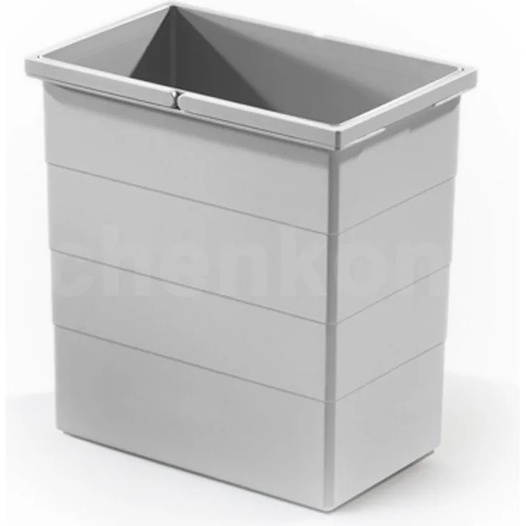 HAILO 1076129 Inneneimer 24 Liter hellgrau / Eimer / Abfalleimer / Mülleimer / Zubehör