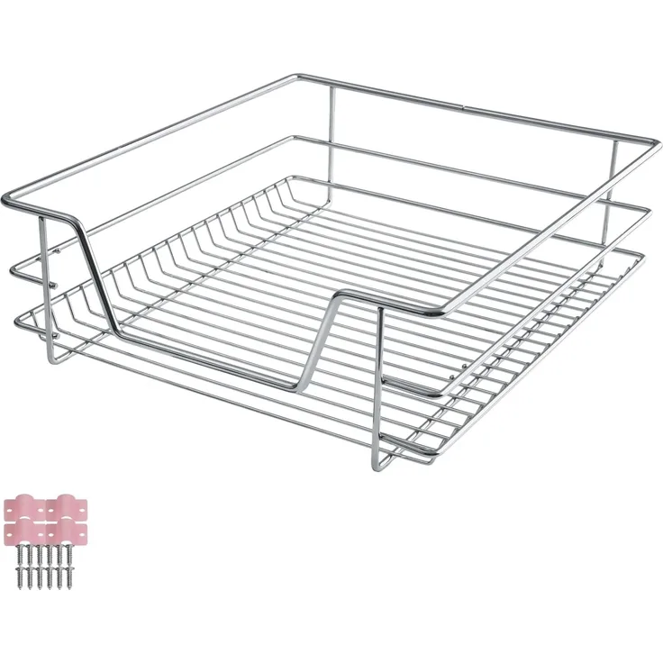 TecTake Teleskopschublade für 50cm Schrank Küchenschublade Schlafzimmer